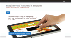 Desktop Screenshot of im.sg